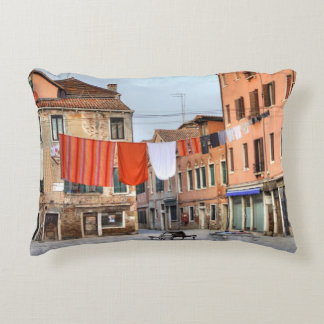 Clotheslines At Campo Ruga Decorative Pillow