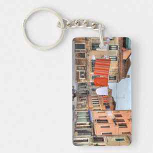 Clotheslines At Campo Ruga Keychain