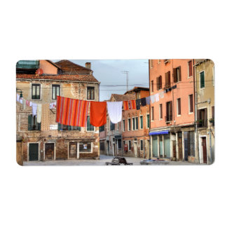 Clotheslines At Campo Ruga Label
