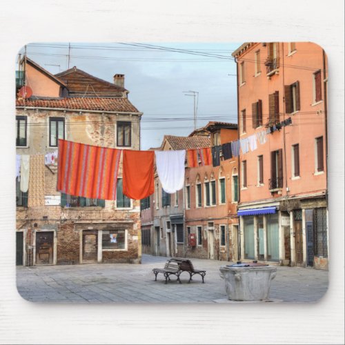 Clotheslines At Campo Ruga Mouse Pad