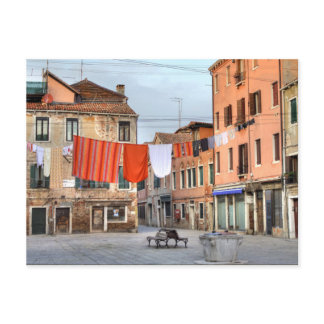 Clotheslines At Campo Ruga Postcard