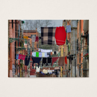 Clotheslines In Venice Italy