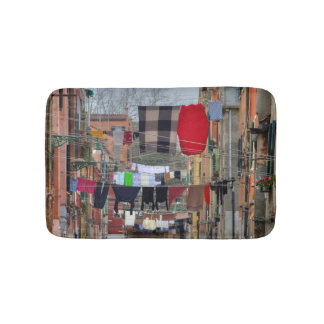Clotheslines In Venice Italy Bathroom Mat