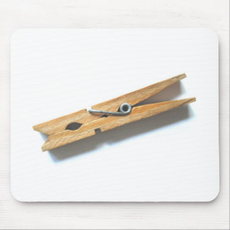 clothespin mouse pad
