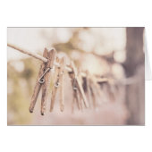 Clothespins on a Line (Front Horizontal)