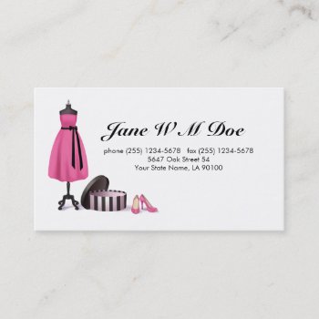 Clothing Alteration Services Business Card by ArtbyMonica at Zazzle