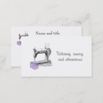 Clothing Alterations  Tailoring  And Sewing Business Card by AutumnRoseMDS at Zazzle