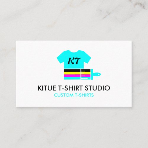 Clothing Apparel Store Shirt Heat Transfer Business Card