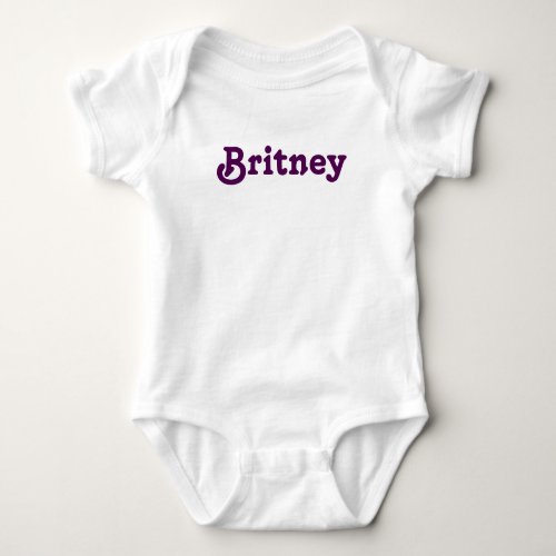 Clothing Baby Britney Baby Bodysuit