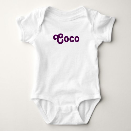 Clothing Baby Coco Baby Bodysuit