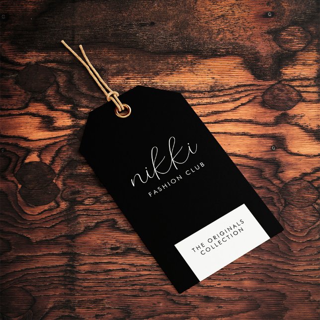 Clothing Black Hanging Display Price Hang Tag (Creator Uploaded)