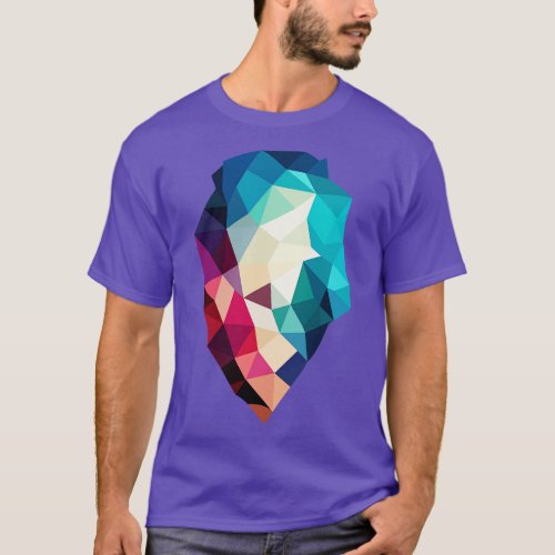 Clothing geometric design Origami TShirt