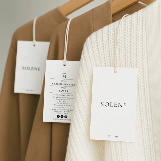 Clothing brand tags