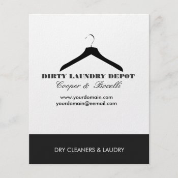 Clothing Hanger  Fashion Custom Flyer by 911business at Zazzle
