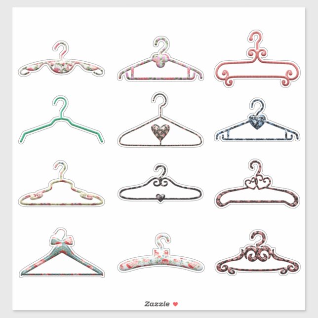 Clothing hanger sticker (Sheet)