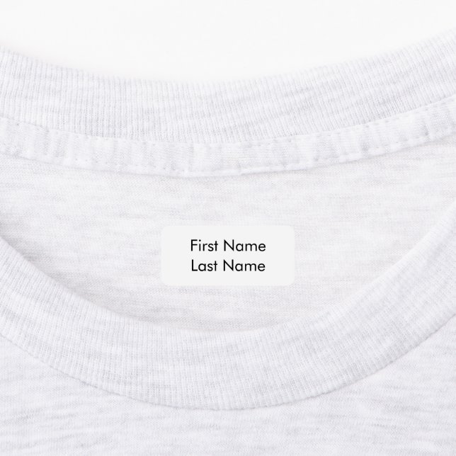 Clothing Label (Affixed)