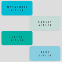 Clothing Labels | Seafoam