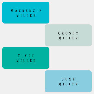 Clothing Labels Seafoam