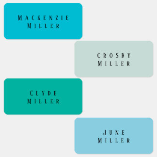 Clothing Labels | Seafoam