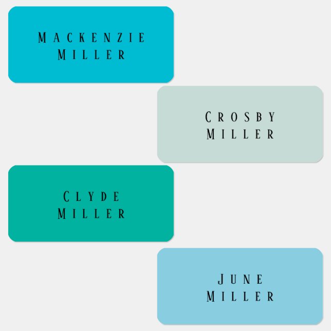 Clothing Labels | Seafoam (Group)