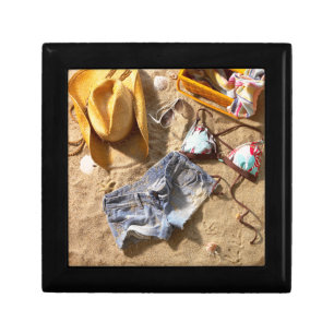 Clothing Left Behind On Beach Jewelry Box