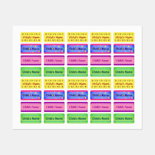 Clothing Nametag Girl's Kids' Labels