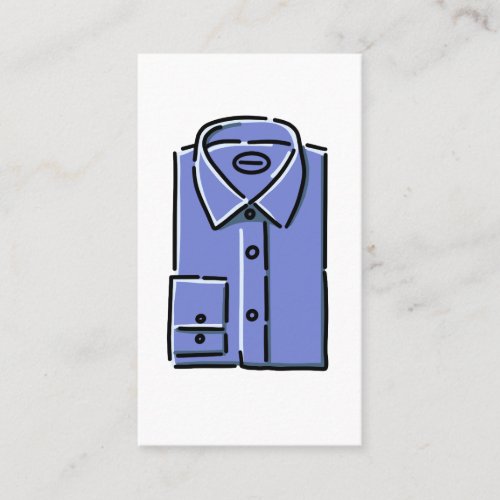 Clothing Reseller Shirt Logo Business Card