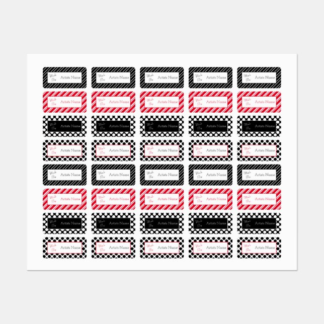 Clothing Stickers Personalize To Suit (Sheet)