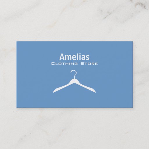 Customizable Clothing Store Business Cards