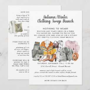 Clothing Swap Party Invitation