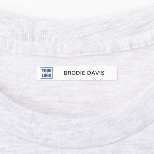 Clothing Tags Employee Name  Business Logo Labels