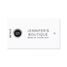 Clothing Tags Small Business Black White