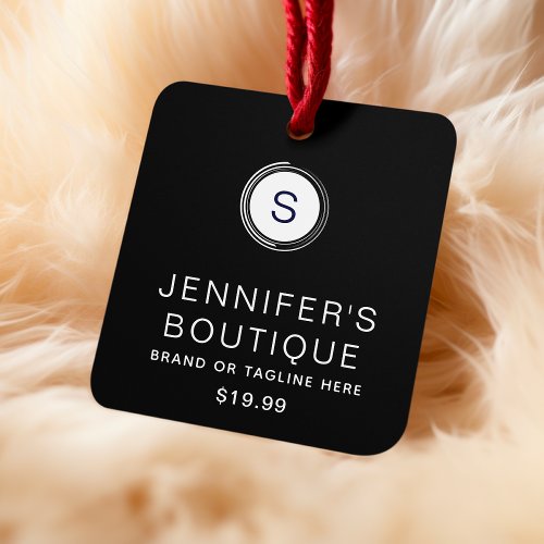 Clothing Tags Small Business Black White