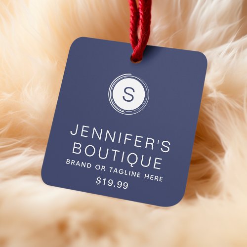Clothing Tags Small Business Blue White