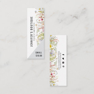Clothing Tags Small Business Floral Price Tag