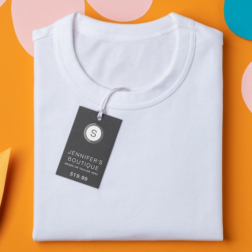 Clothing Tags Small Business Gray White