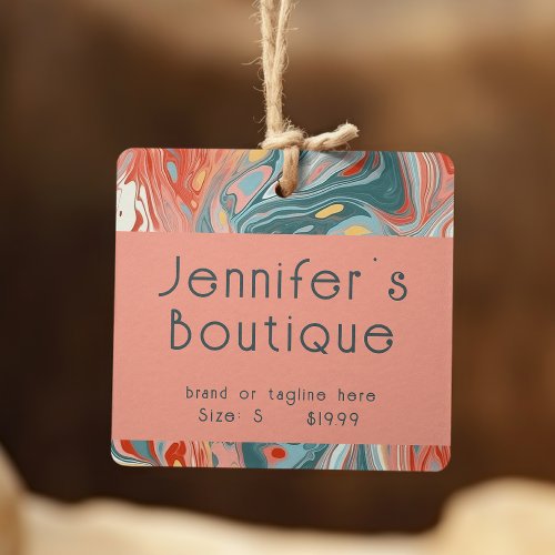 Clothing Tags Small Business Modern Abstract
