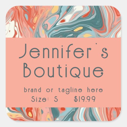 Clothing Tags Small Business Modern Abstract