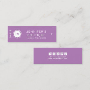 Clothing Tags Small Business Purple Price Tags