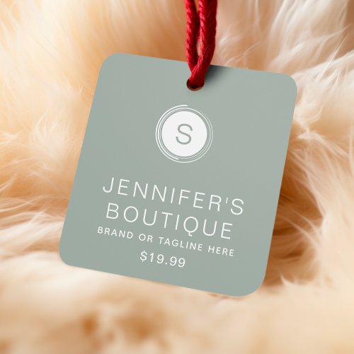 Clothing Tags Small Business Sage Green White