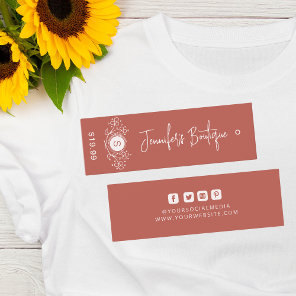 Clothing Tags Small Business Tiger Lily Price Tags