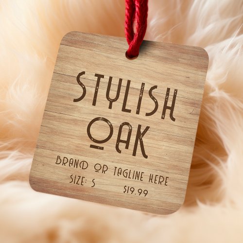 Clothing Tags Small Business Wooden Rustic Chic