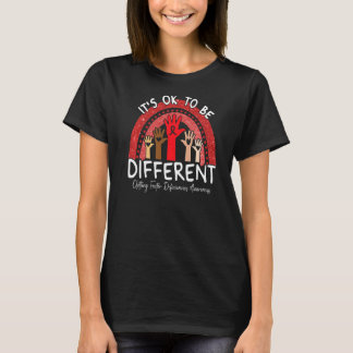 Clotting Factor Deficiencies Awareness Red Rainbow T-Shirt