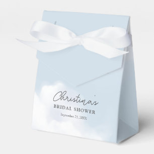 Cloud 9 Blue Bridal Shower Favor Boxes