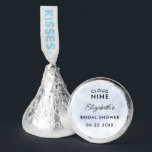 Cloud 9 Blue Sky Guess How Many Kisses Hershey®'s Kisses®<br><div class="desc">A "guess how many kisses" custom Hershey's Kisses label for a bridal shower with a Cloud 9 theme, featuring a pastel blue background and modern lettering and script calligraphy. Chic, modern and timeless, this design (with matching invitations and other items) is lovely for a modern bride who loves the Cloud...</div>