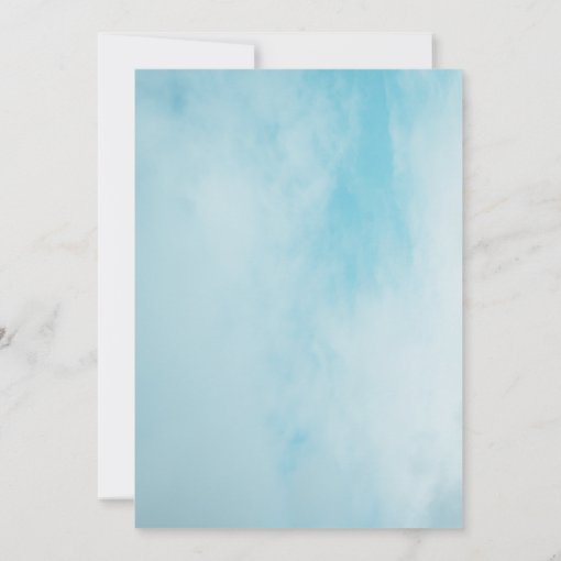 Cloud 9 Bridal Shower Theme Minimalist Modern Invitation Zazzle