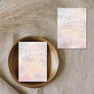 Cloud 9 Heaven Diaper Raffle Enclosure Card