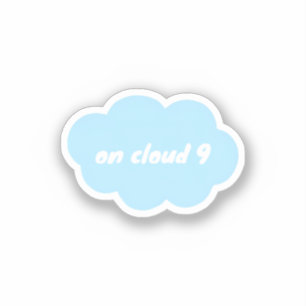 Cloud 9 sticker