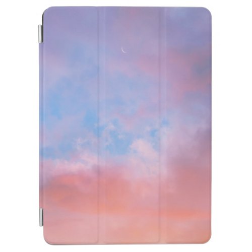  cloud aesthetic sky pastel star light crescent  iPad air cover
