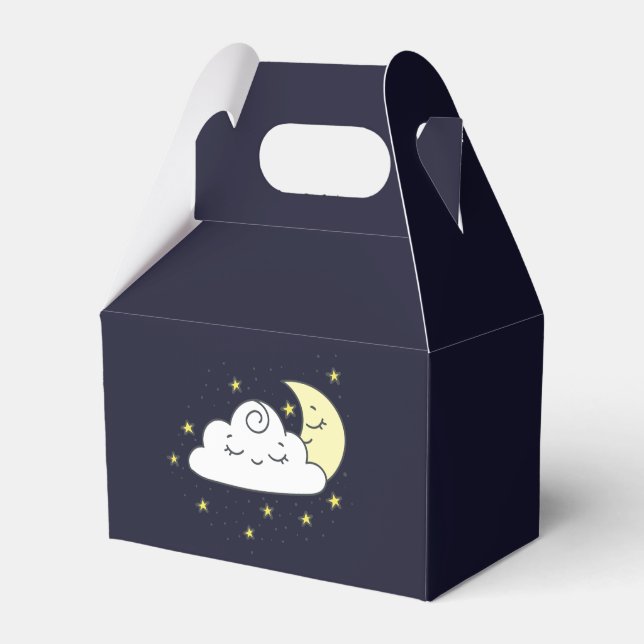 Cloud and Moon Favor Boxes (Front Side)